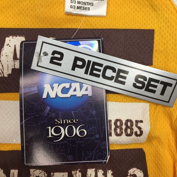 ASU Bodysuit Sweatpants Sun Devils Arizona State 0-3 Months Boys Girls Baby Set - Picture 7 of 7